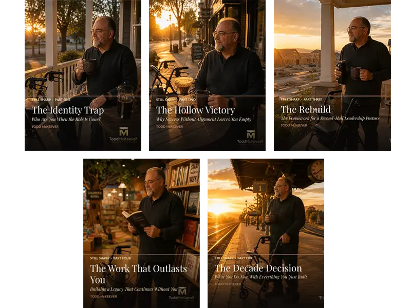 Still Sharp complete five-part mini-series artwork