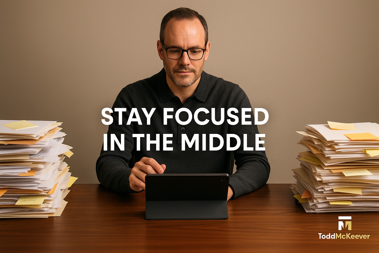 Stay focused in the middle